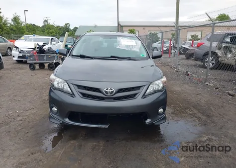 2011 Toyota Corolla S из США, поврежденный, VIN 2T1BU4EE4BC719821